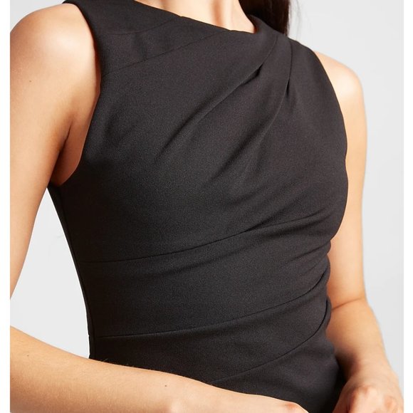 NWT Express Pleated Shoulder Sheath Dress - L - Picture 6 of 8